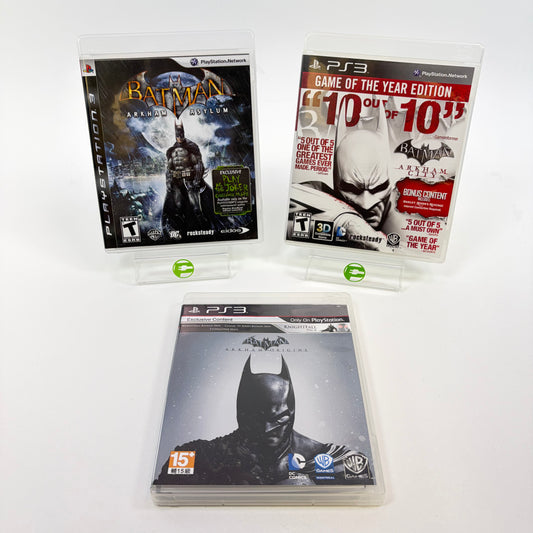 Lot of 3 Sony PlayStation 3 PS3 Batman Games