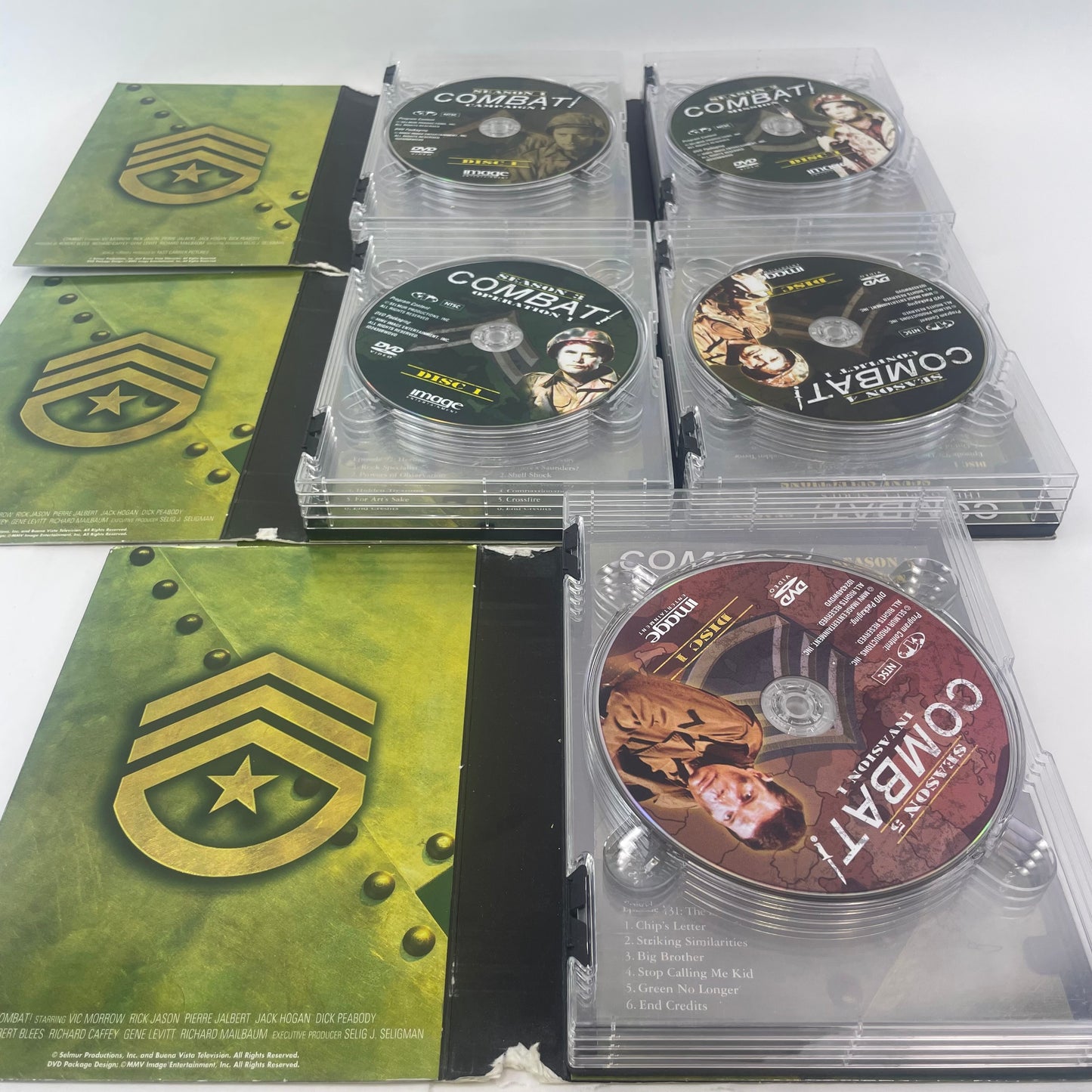 COMBAT the Complete Series Seasons 1-5 - (DVD 40 Disc Box Set)