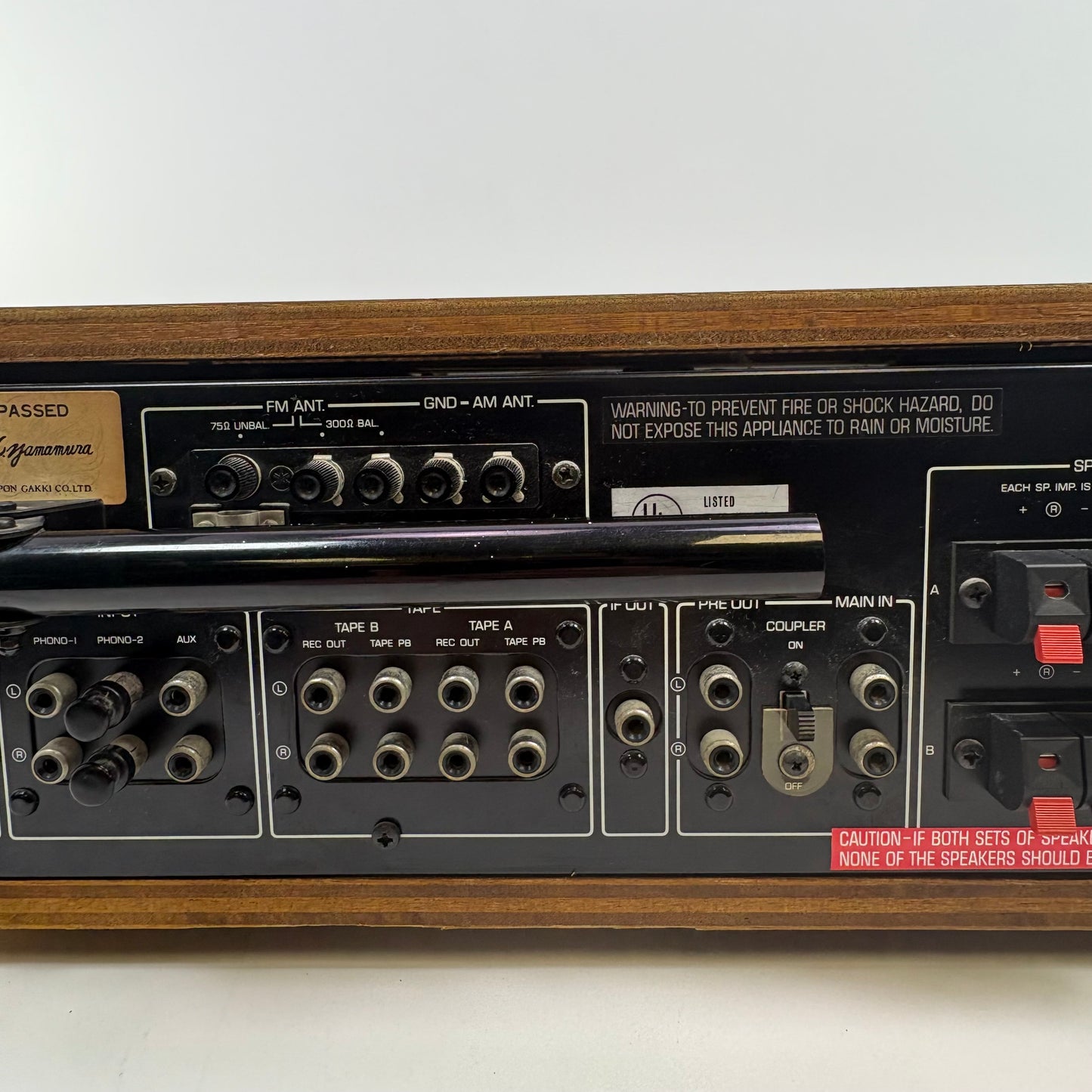 Yamaha CR-600 160 W 8 ohm 2 Channel Stereo Receiver
