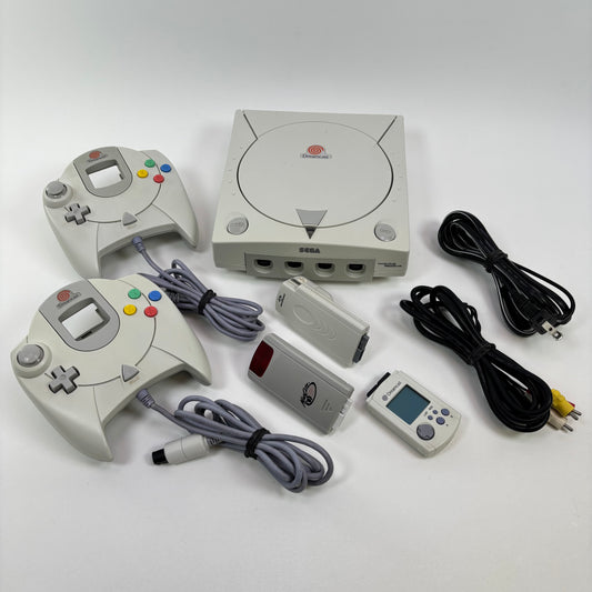 Sega Dreamcast Console Gaming System White HKT-3020