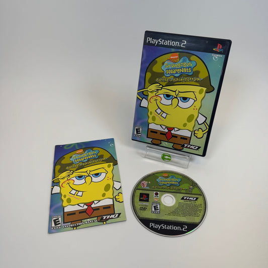SpongeBob SquarePants: Battle for Bikini Bottom (Sony PlayStation 2 PS2, 2003)