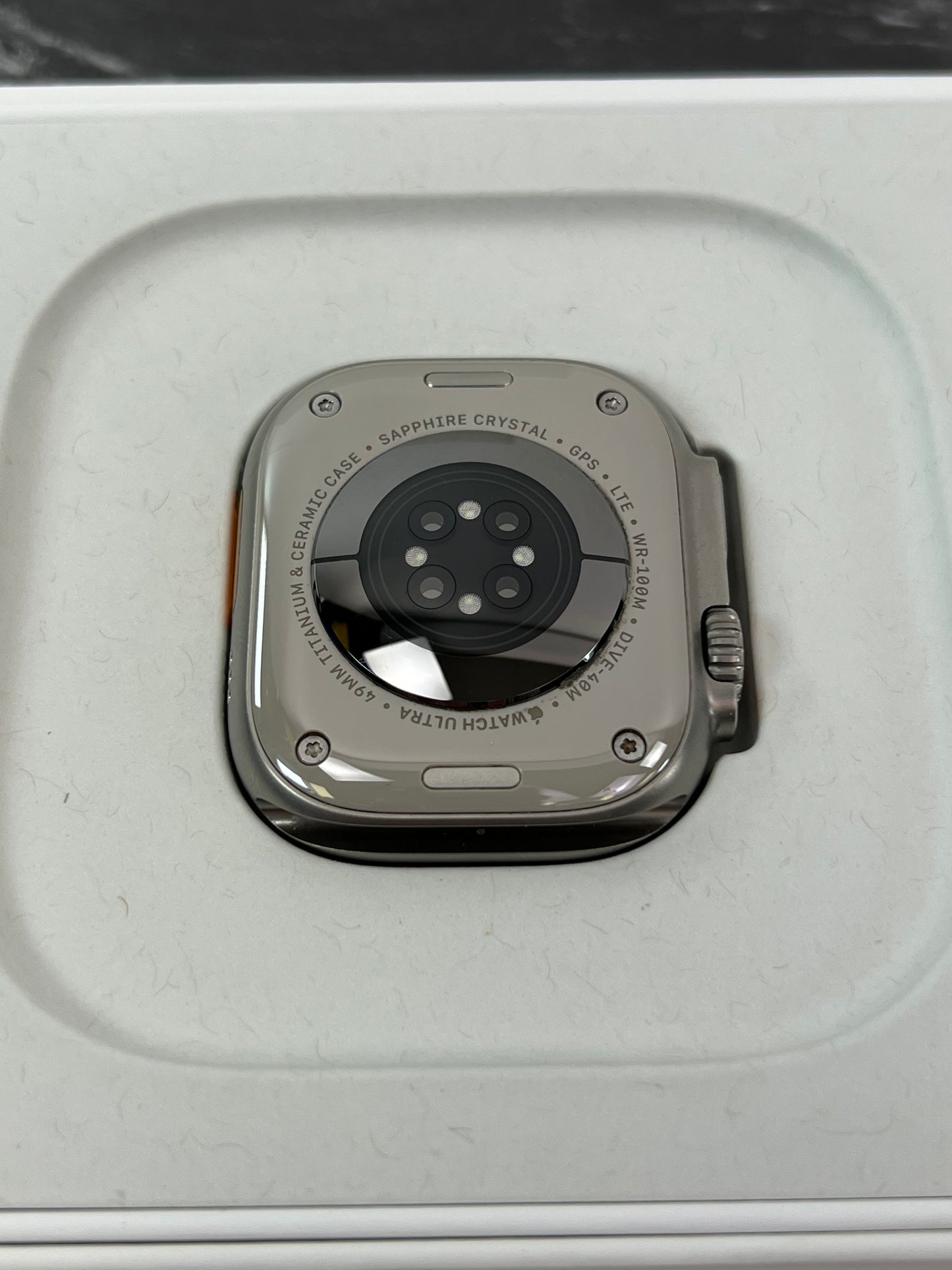 Unlocked Apple Watch Ultra 2 49MM White Titanium White Ocean Band MREJ3LL/A