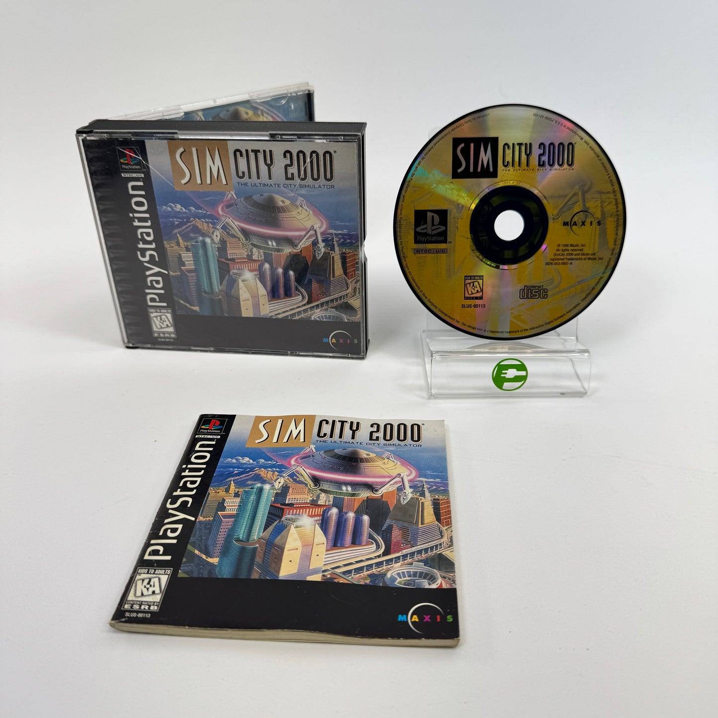 SimCity 2000 (Sony PlayStation 1 PS1, 1996)