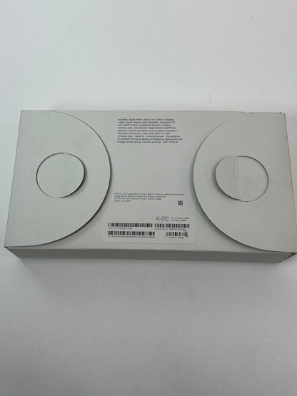 Unlocked Apple Watch Ultra 2 49MM White Titanium White Ocean Band MREJ3LL/A