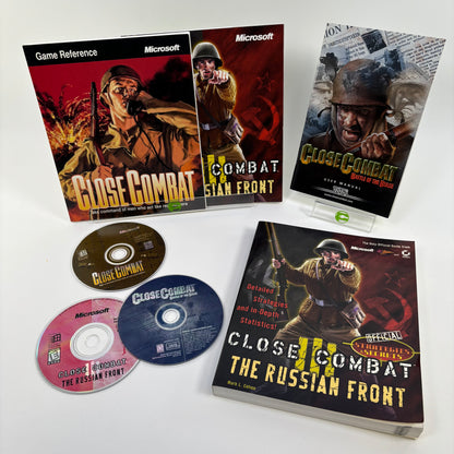 Close Combat I, III (w/Official Strategy Guide), and IV for PC (No Case)