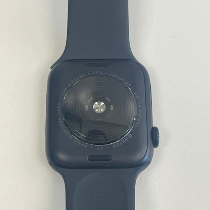 Factory Unlocked Apple Watch SE 3 44MM Blue Aluminum Anchor Blue Band MEPJ4LW/A