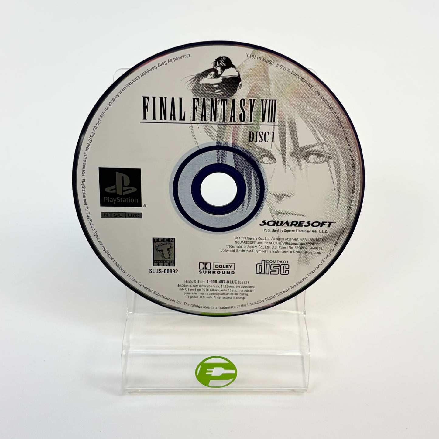 Final Fantasy VIII (Sony PlayStation 1 PS1, 1999)