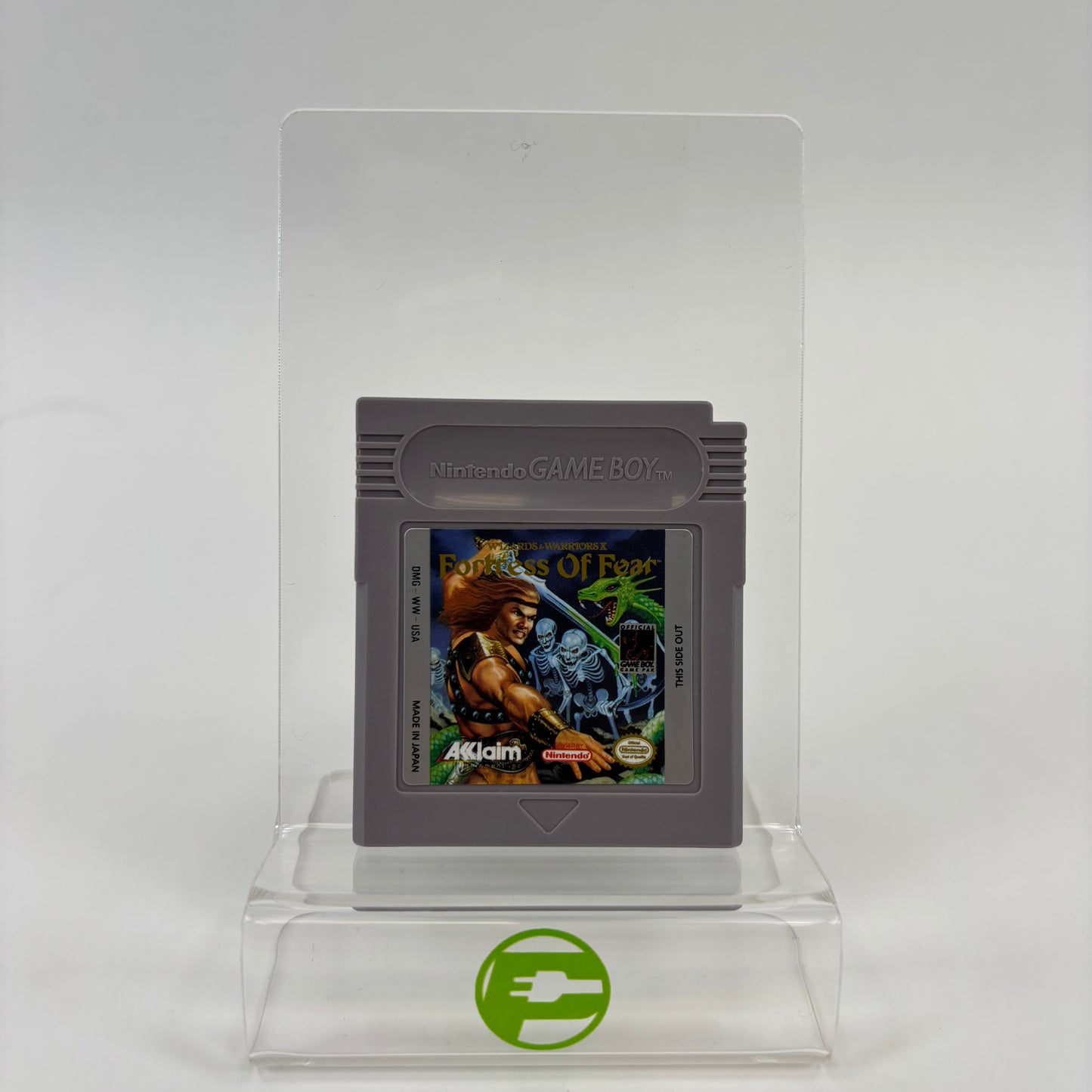 Wizards & Warriors X Fortress Of Fear (Nintendo GameBoy, 1990) Tested works