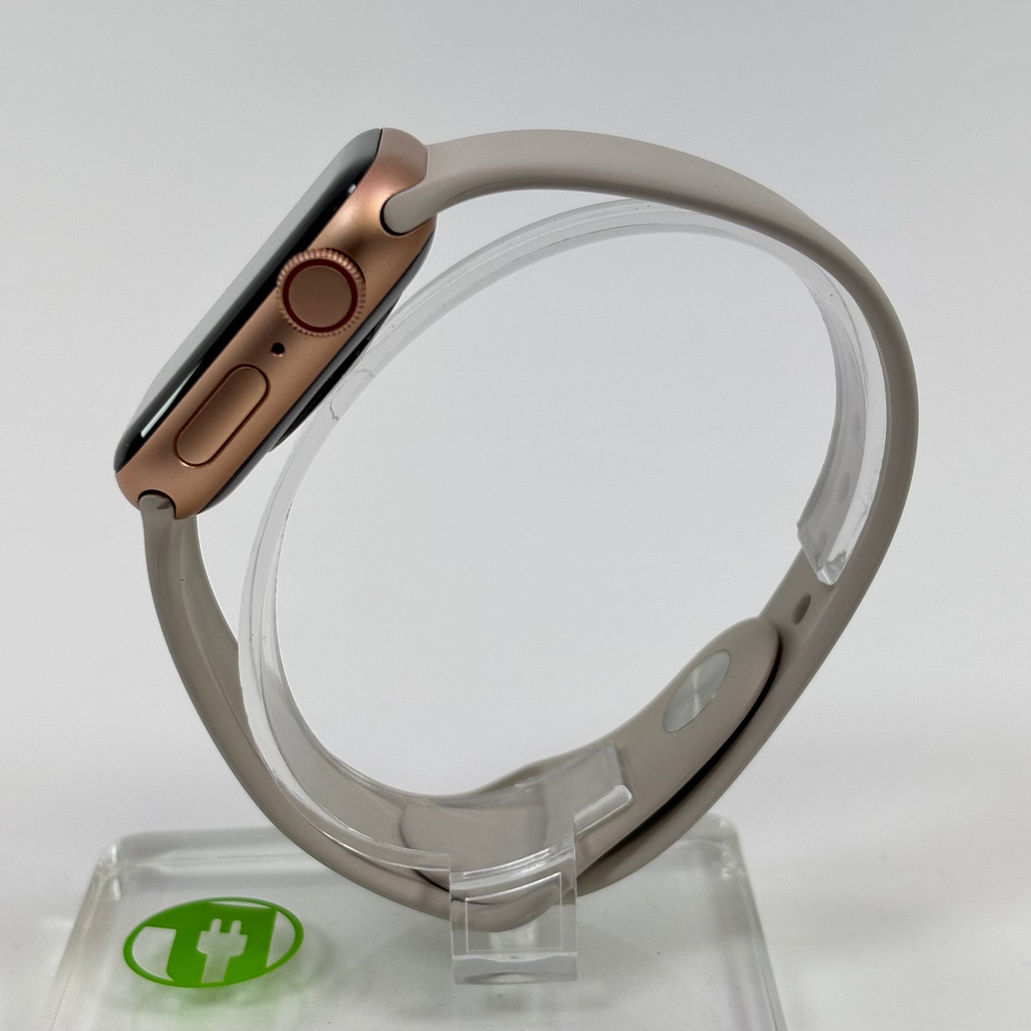 Unlocked Apple Watch SE 1st Gen 40MM Rose Gold Aluminum Beige Sport Band A2353