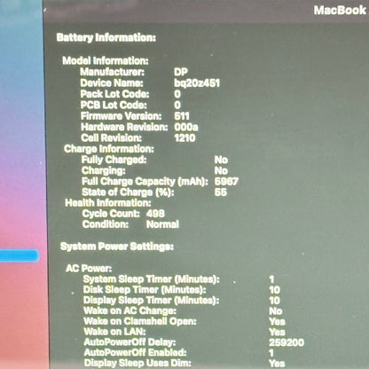 2017 Apple MacBook Air 13.3" i5 1.8GHz 8GB RAM 128GB HDD Silver A1466