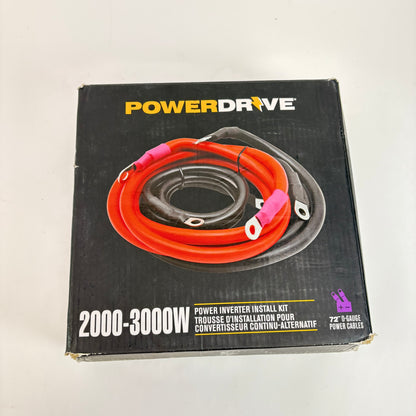 New Power Drive Plus 2000W Power Inverter PWD2000P + Install Kit Circuit Breaker