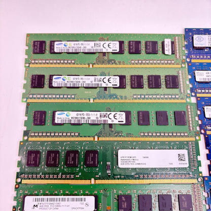 Lot of 32 4GB (1Rx8) RAM DDR3
