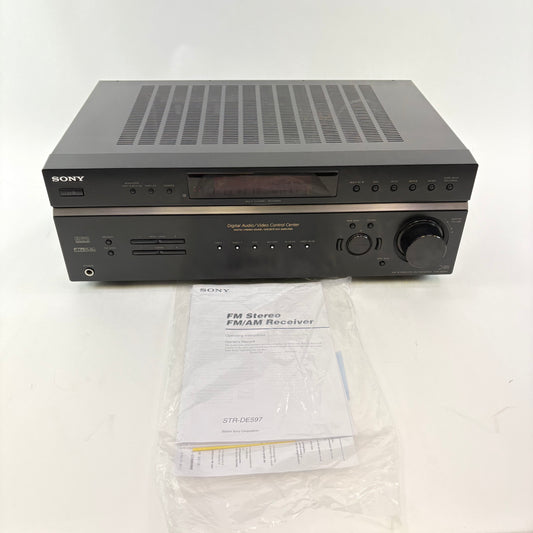 Sony STR-DE597 220W 8-16 ohm 6 Channel AV Receiver AMPG1US1BLK