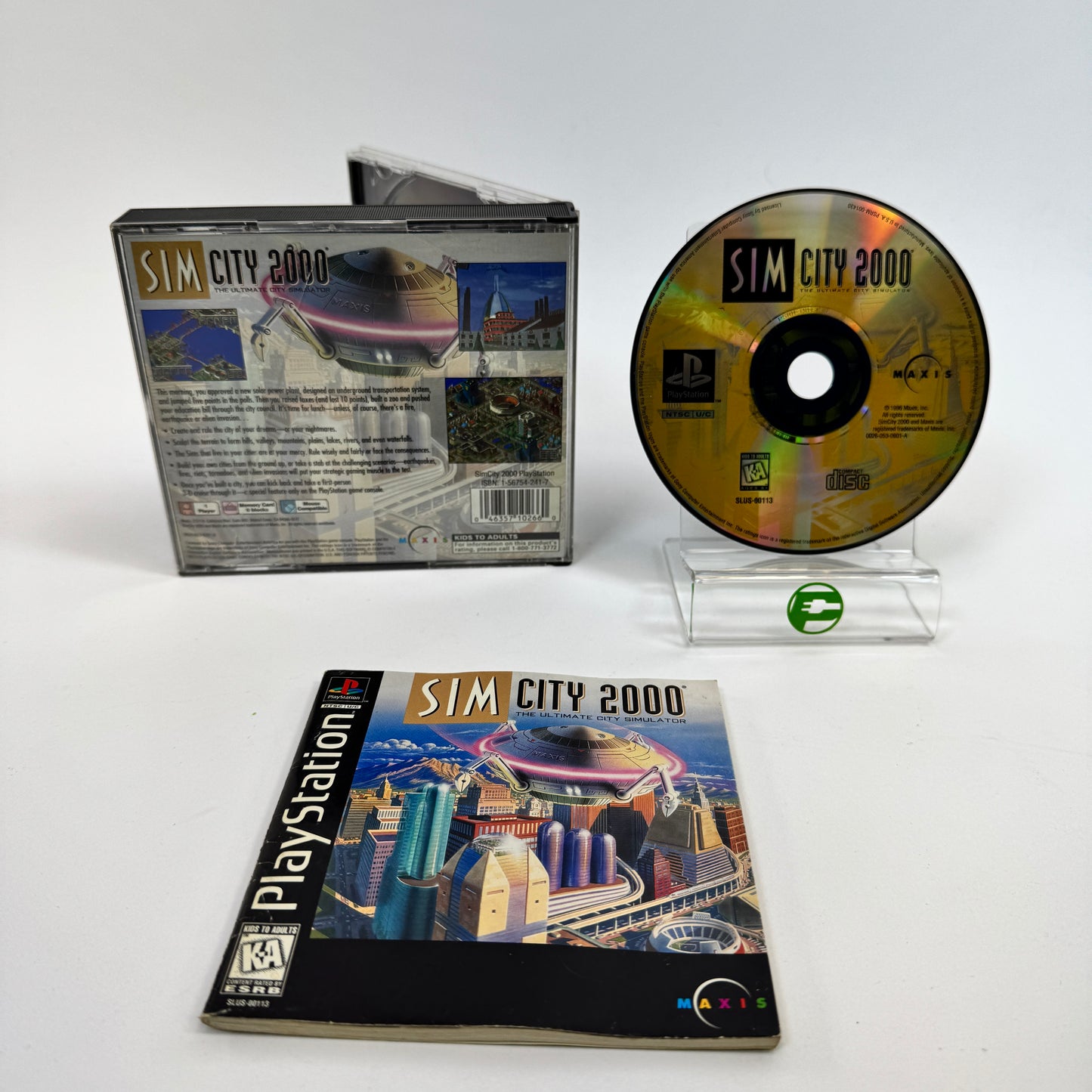 SimCity 2000 (Sony PlayStation 1 PS1, 1996)