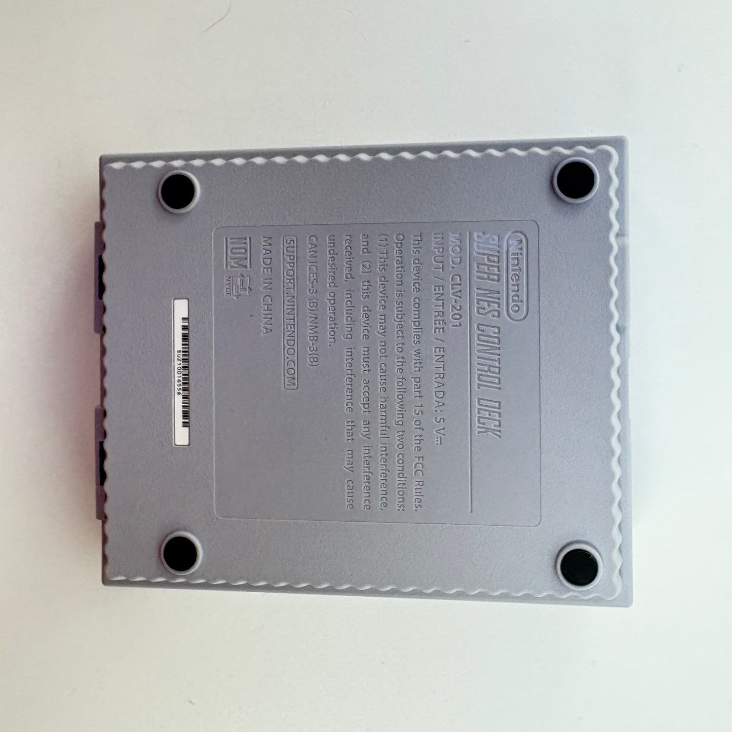 Super Nintendo SNES Classic Edition Video Game Console CLV-201 Gray