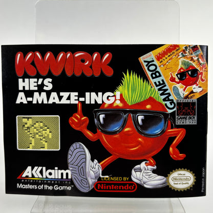 Wizards & Warriors X Fortress Of Fear (Nintendo GameBoy, 1990) Tested works