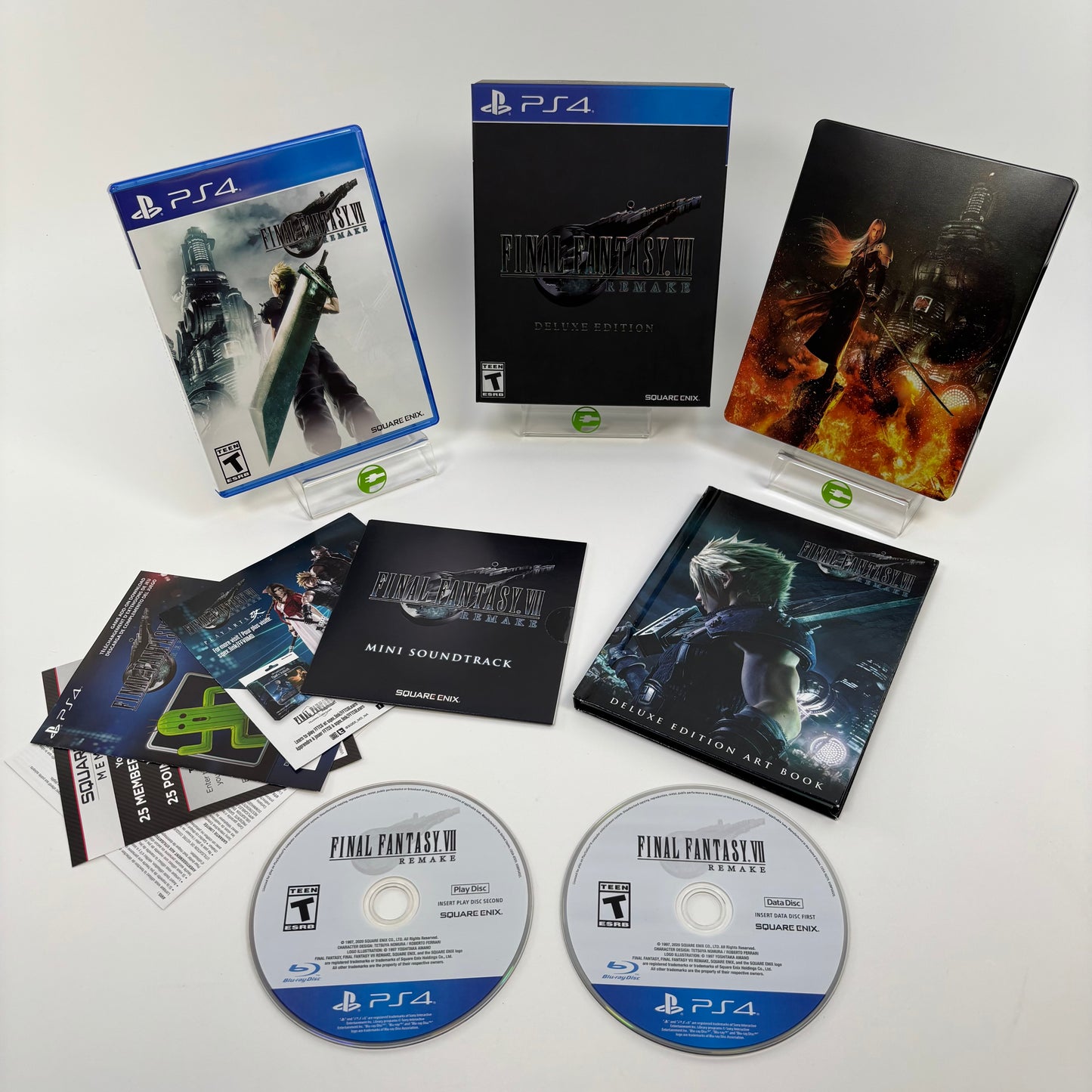 Final Fantasy VII Remake [Deluxe Edition] (Sony PlayStation 4 PS4, 2020)