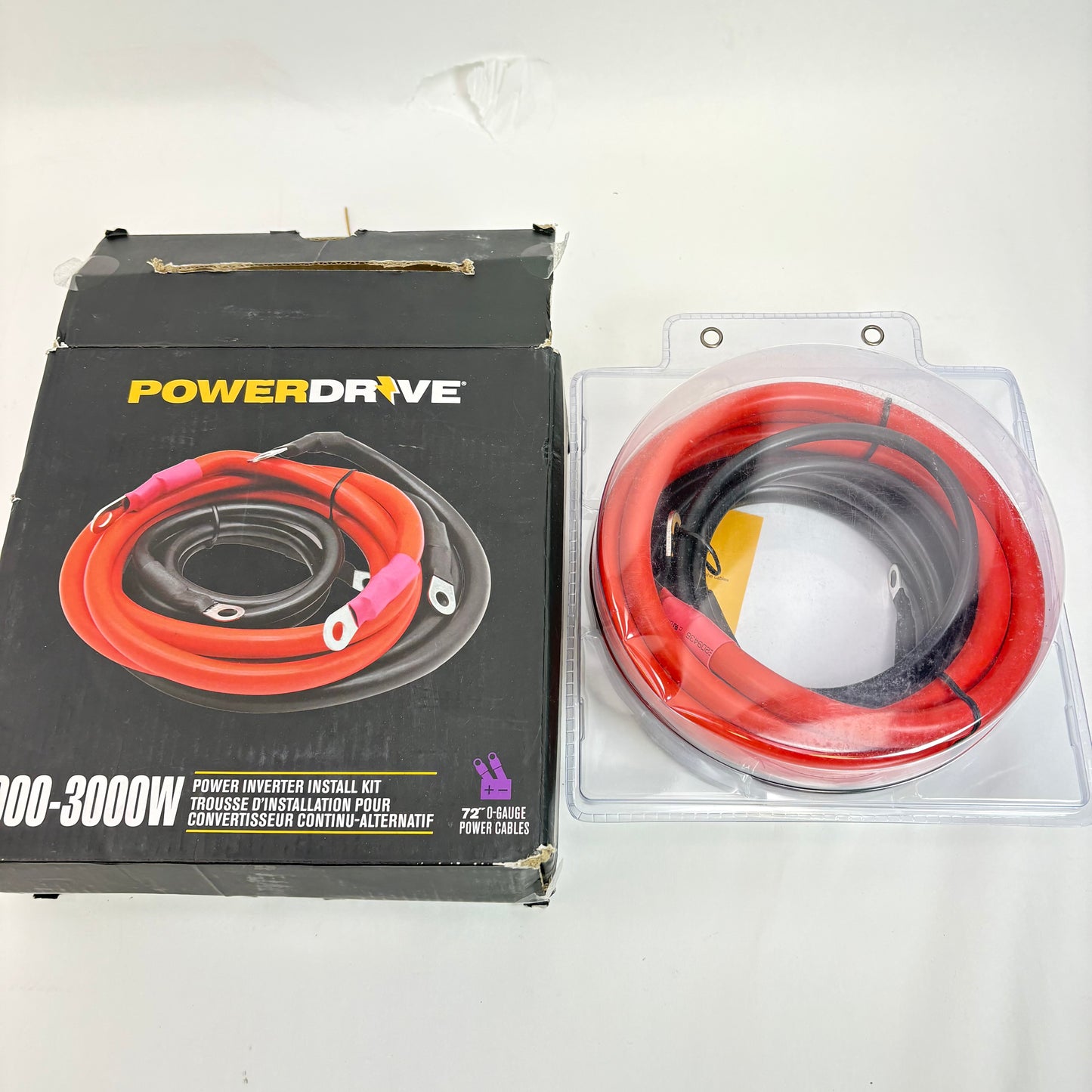 New Power Drive Plus 2000W Power Inverter PWD2000P + Install Kit Circuit Breaker