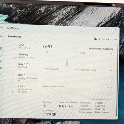 Dell XPS P91F 15.6" i7-10750H 2.6GHz 16GB RAM 512GB SSD GeForce GTX 1650 Ti