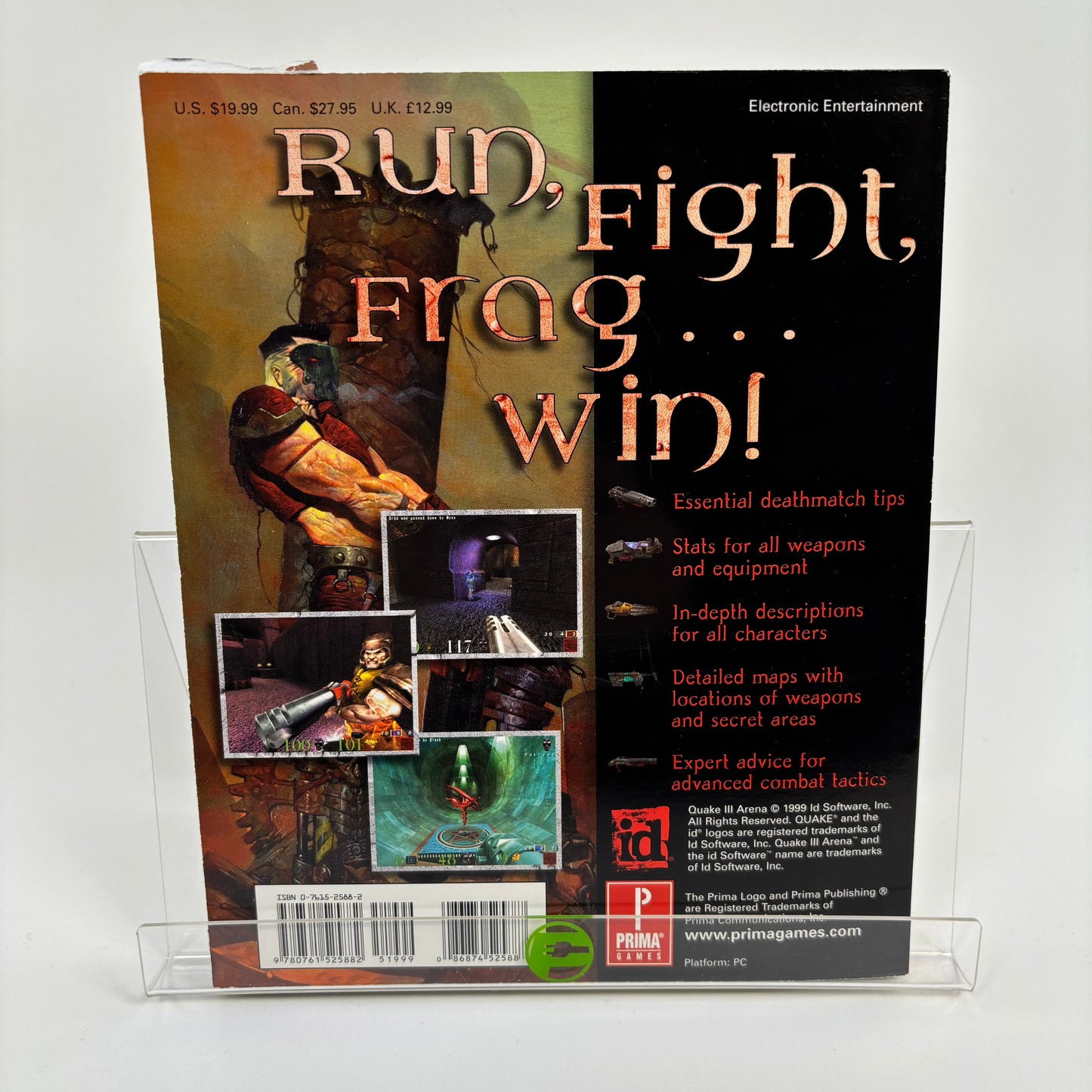 Totally Unreal (PC, 2001) and Quake III Arena (PC, 1999) w/Strategy Guide