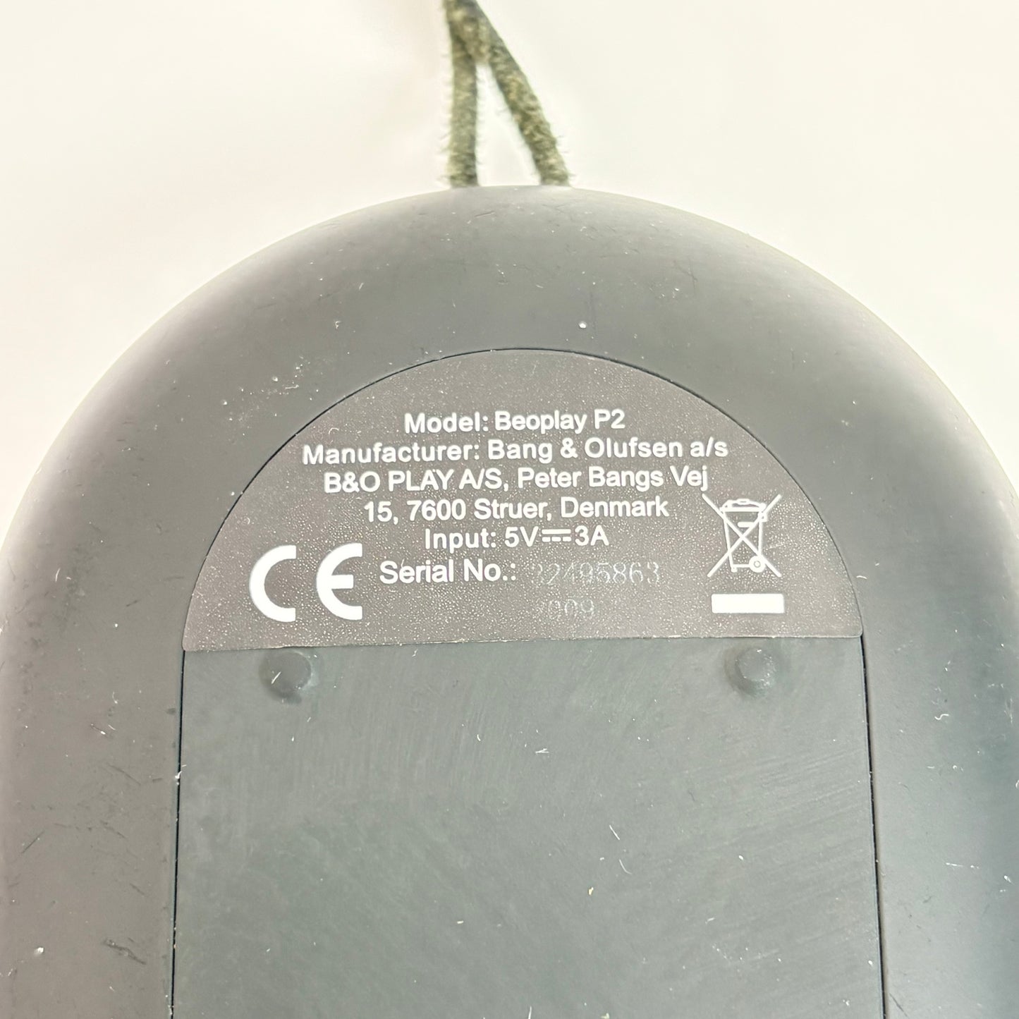 Bang & Olufsen Beoplay P2 Bluetooth Speaker Black Jack Daniel's