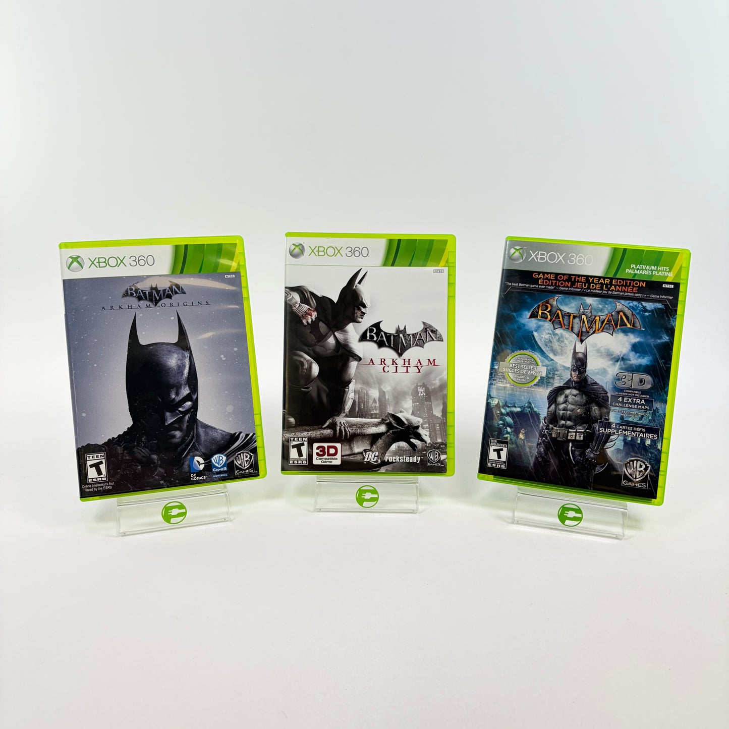 Lot of 3 Microsoft Xbox 360 Batman Games