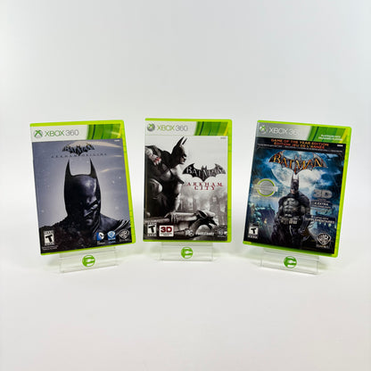Lot of 3 Microsoft Xbox 360 Batman Games