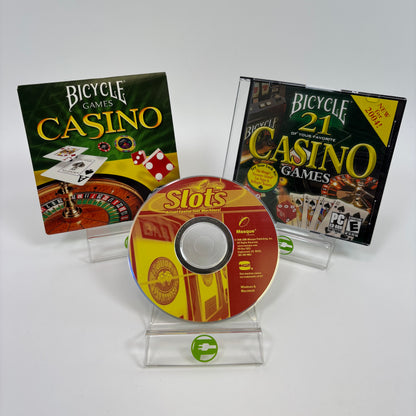 Bicycle Games (2001 & 2003) and Slots: Actual Casino Slot Machines (Games Only)