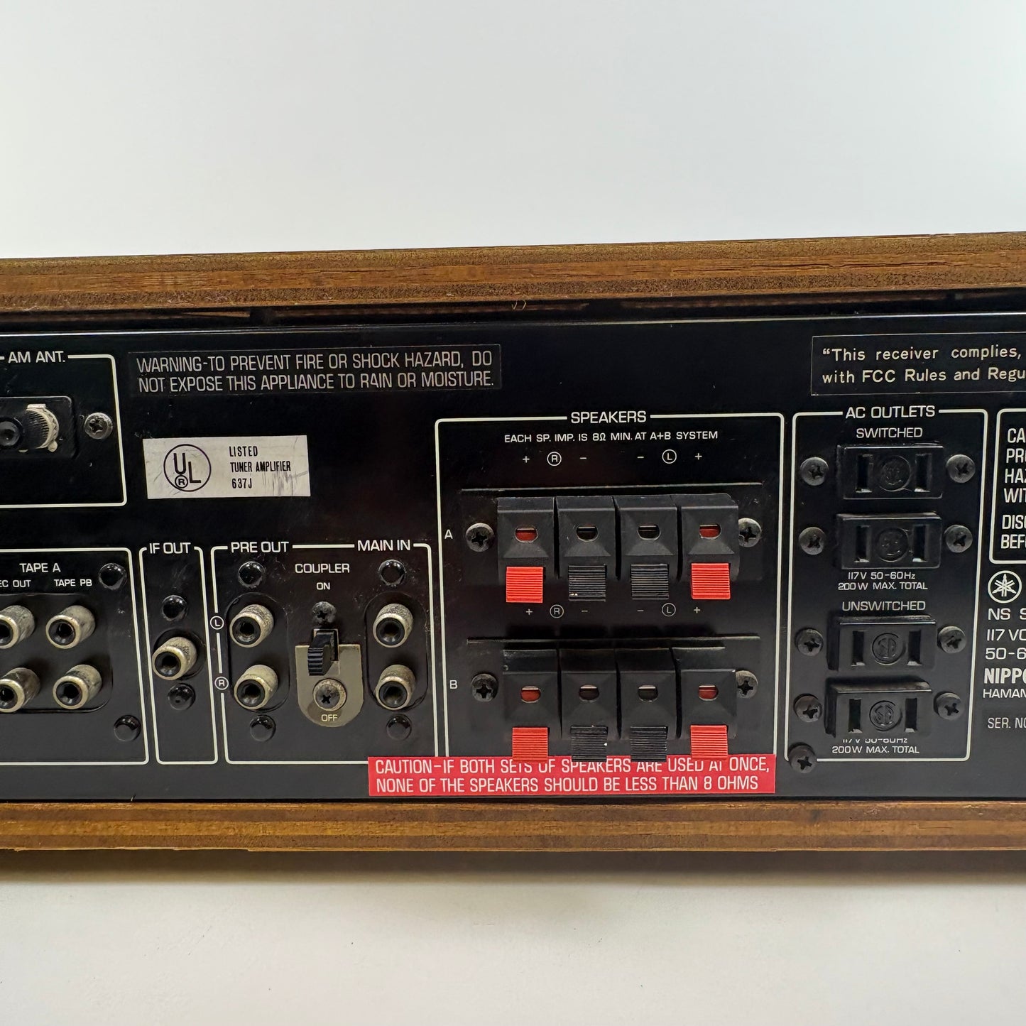 Yamaha CR-600 160 W 8 ohm 2 Channel Stereo Receiver