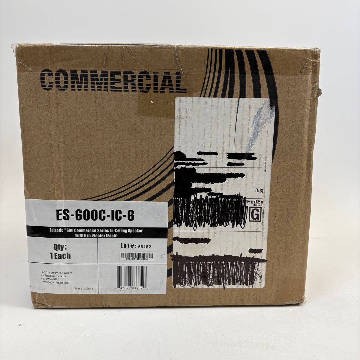 New Episode White ES-600C-IC-6 Two Way Speaker