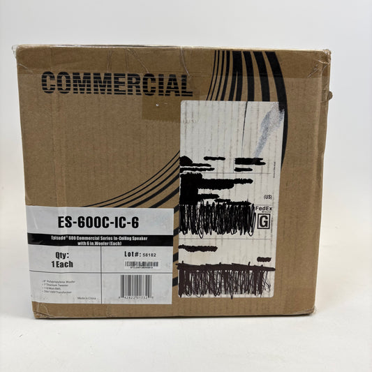 New Episode White ES-600C-IC-6 Two Way Speaker