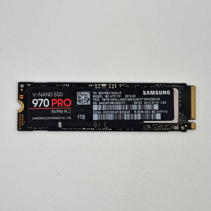 Samsung 2280mm 970 Pro 1TB M.2 NVMe Gen 3.0 x 4 SSD MZ-V7P1T0