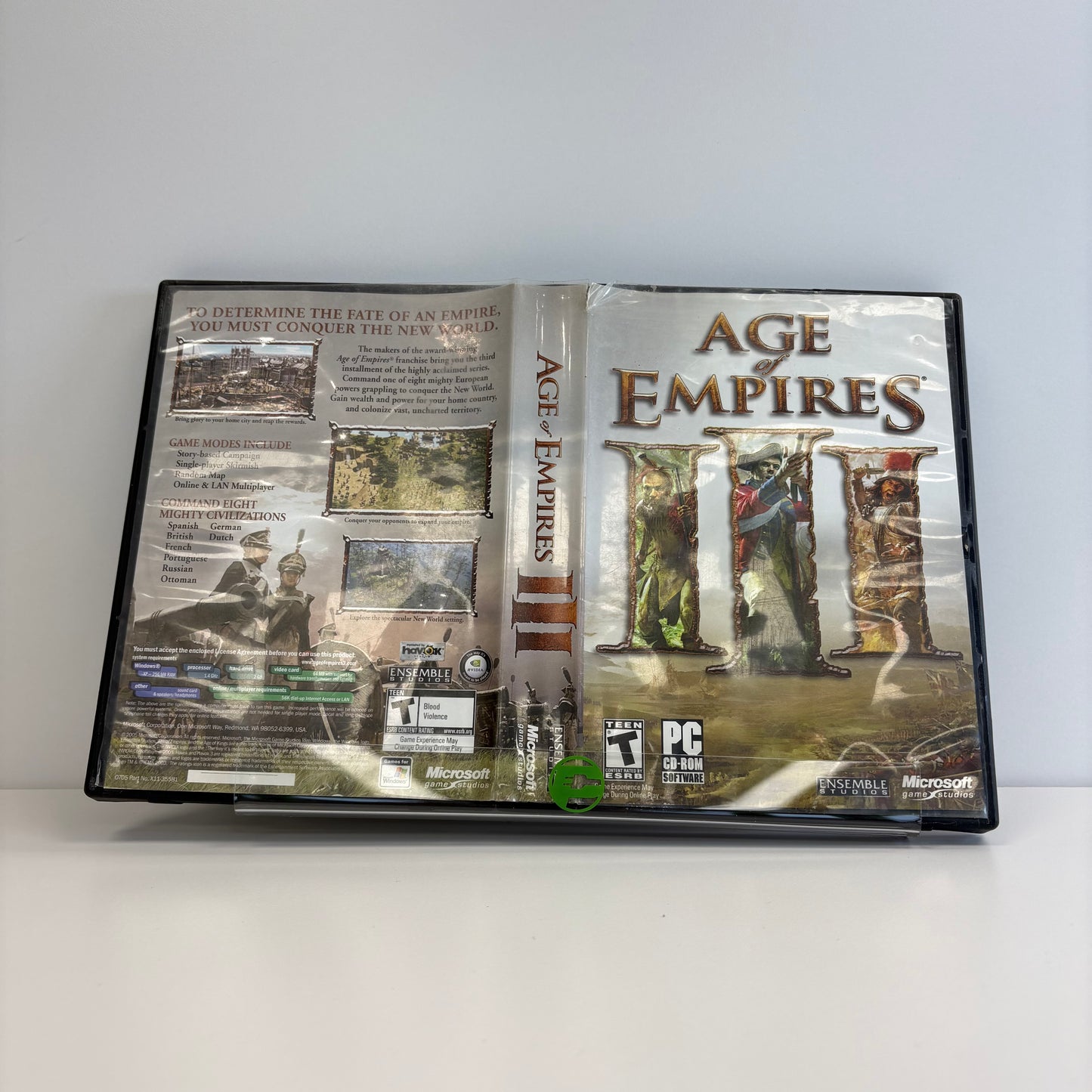 Age of Empires III + Expansion Pack (PC, 2005, 2007)