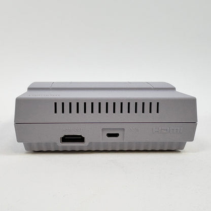 Super Nintendo SNES Classic Edition Video Game Console CLV-201 Gray