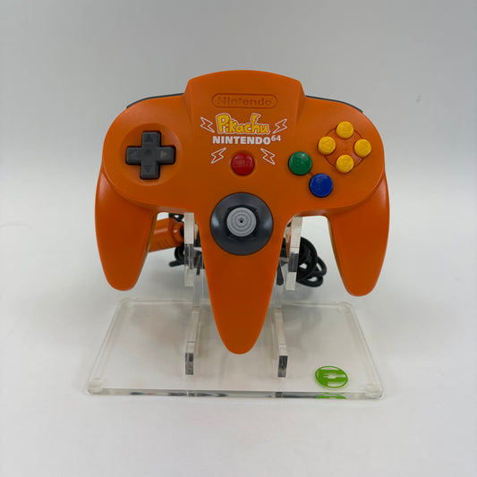 Nintendo 64 N64 Original Controller Orange Pickachu