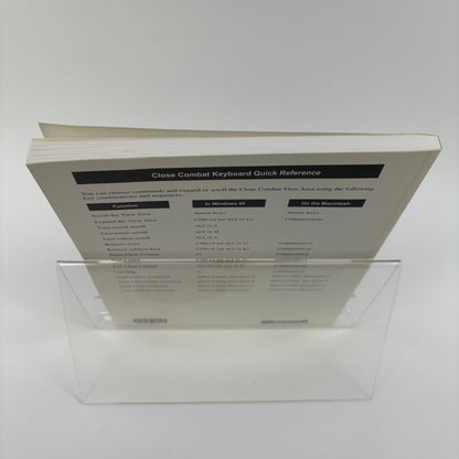 Close Combat I, III (w/Official Strategy Guide), and IV for PC (No Case)