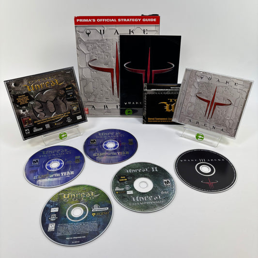 Totally Unreal (PC, 2001) and Quake III Arena (PC, 1999) w/Strategy Guide