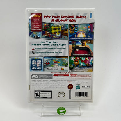 Lot of 3 Hasbro Family Game Night (1, 2, and 3) Wii Games CIB