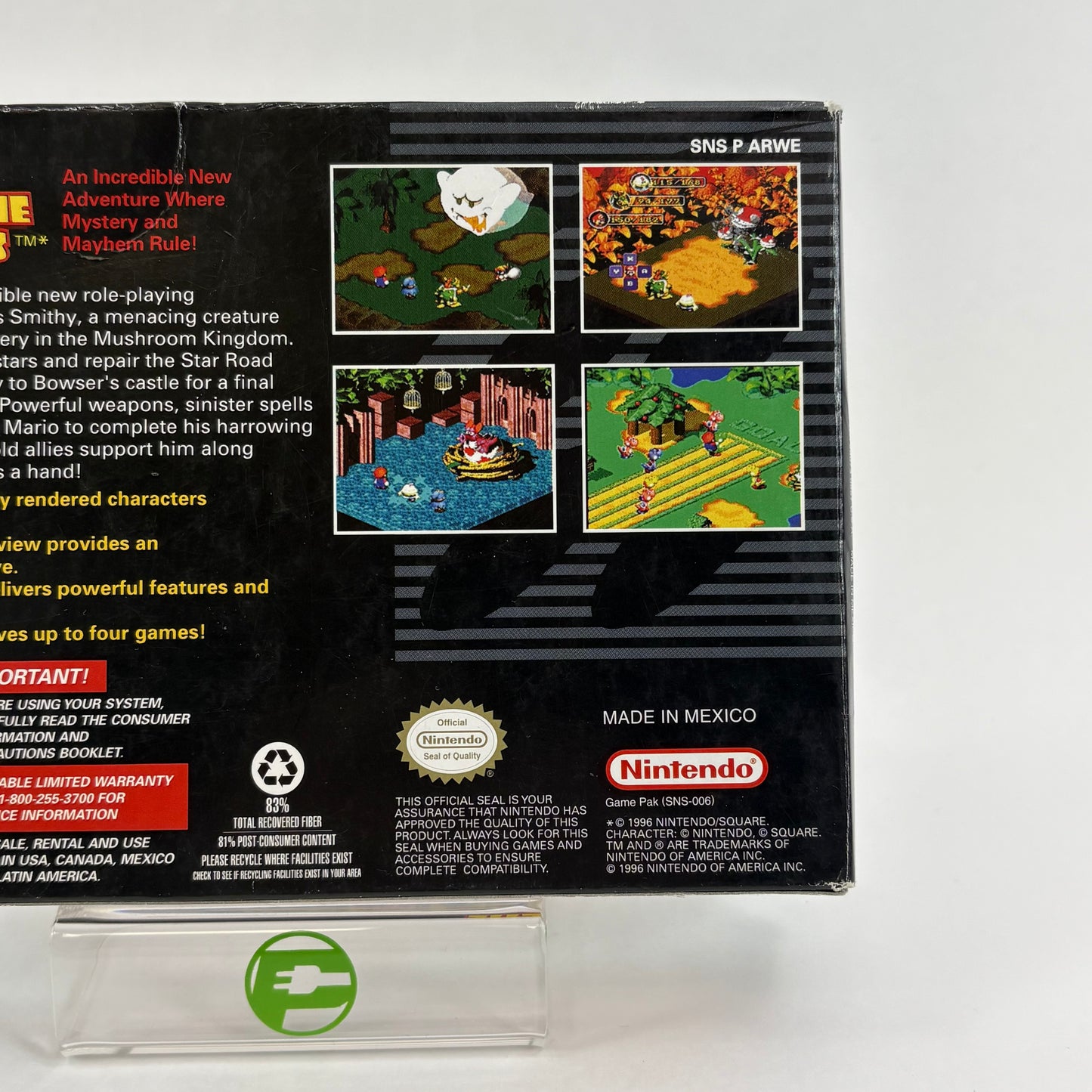 Super Mario RPG (Super Nintendo SNES, 1996)