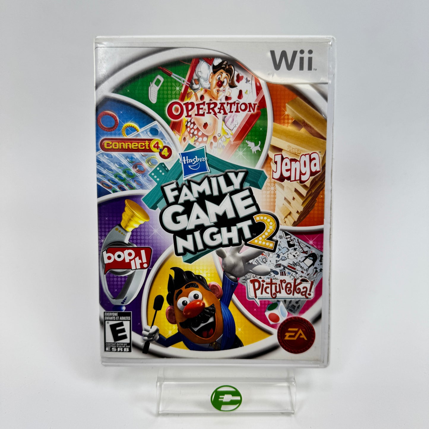 Lot of 3 Hasbro Family Game Night (1, 2, and 3) Wii Games CIB