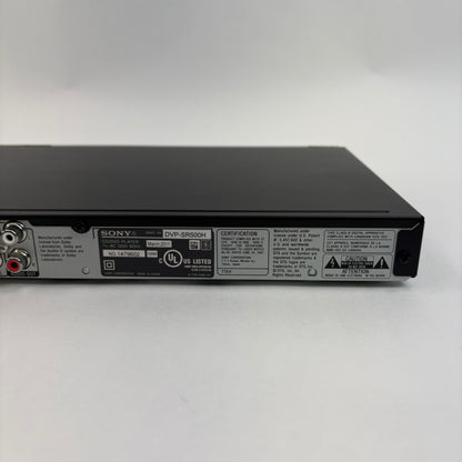 Sony DVP-SR500H DVD PLAYER