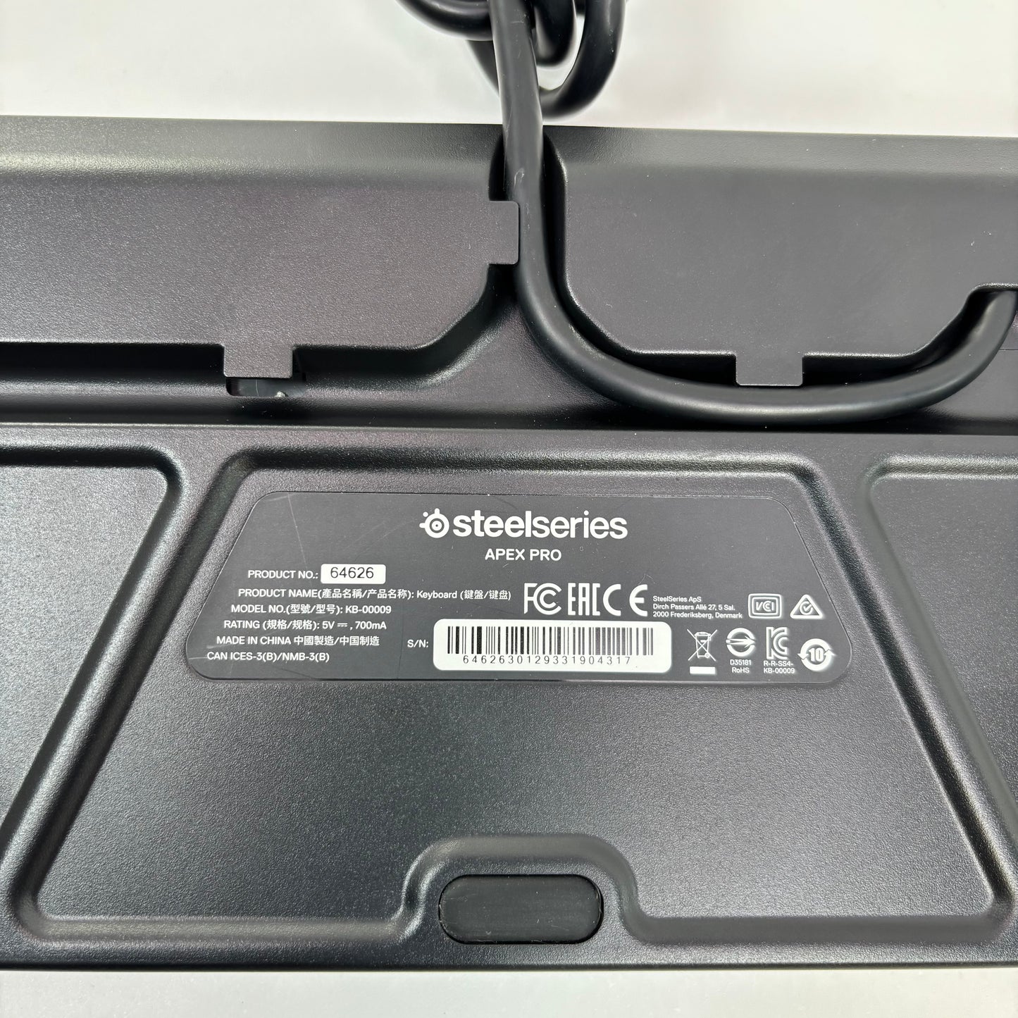 SteelSeries Apex Pro Black 64626 Gaming Keyboard For PC  Full Size