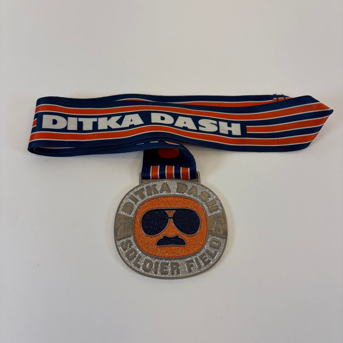 2015 Chicago Bears NFL Soldier Field Ditka Dash Race Finisher Medal w/ Ribbon