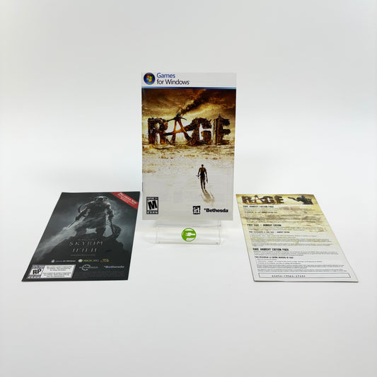 Rage (PC, 2011) 3 Disc Set