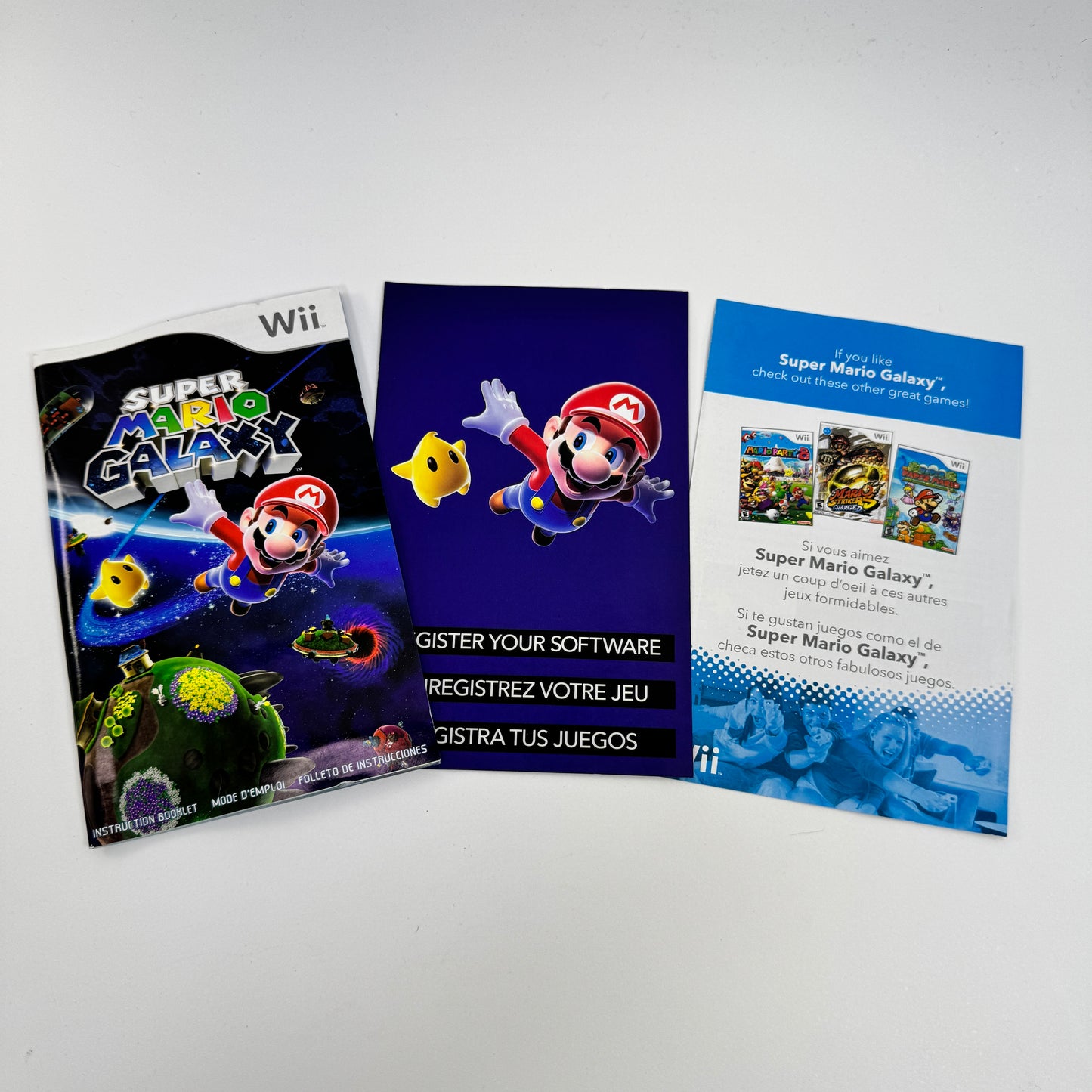 Super Mario Galaxy (Nintendo Wii, 2007) CIB