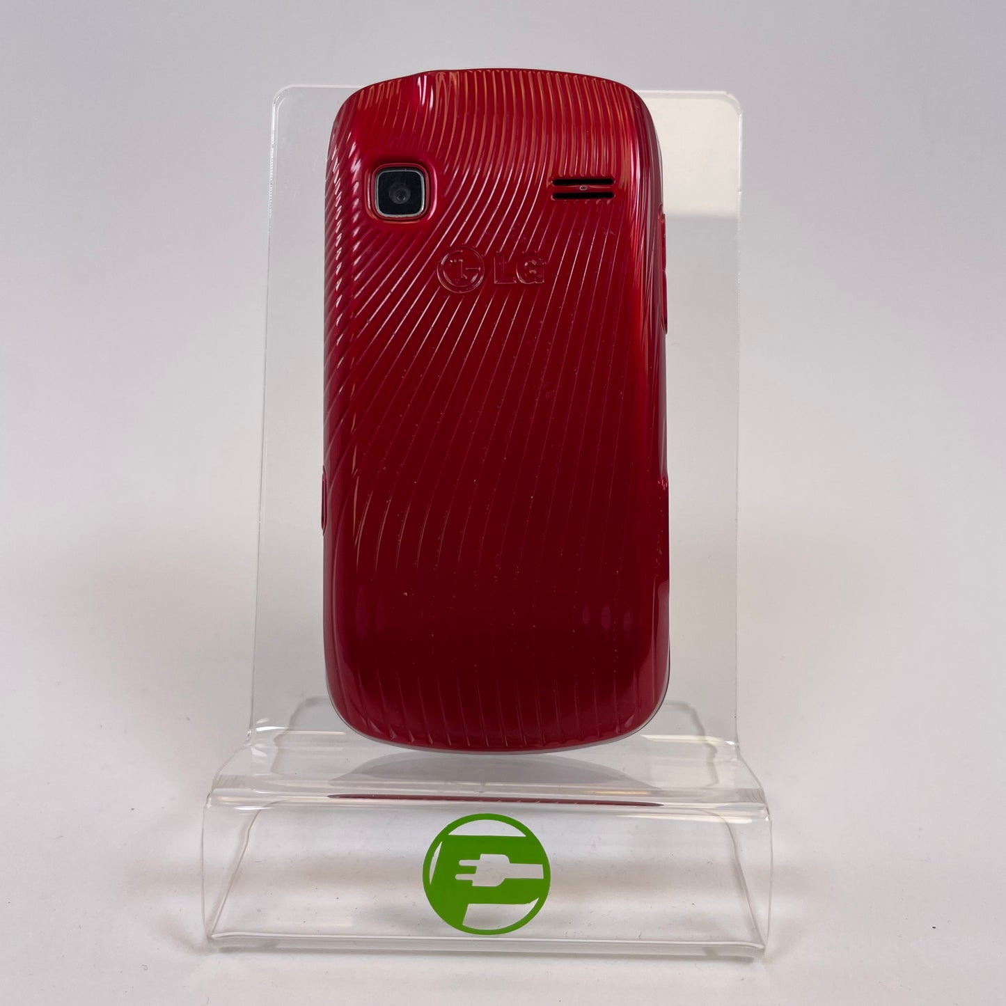 AT&T LG Xpression C395 Slider QWERTY Keyboard Cellphone Red