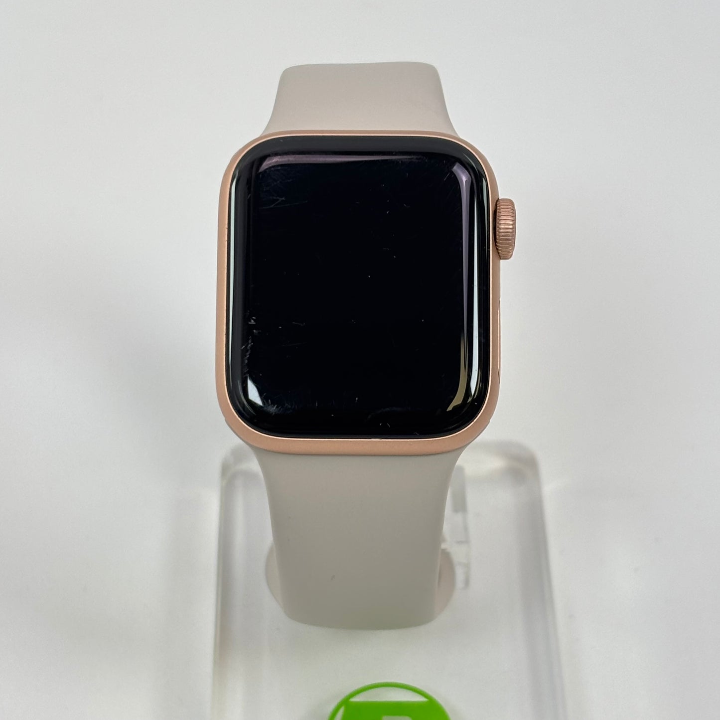 Unlocked Apple Watch SE 1st Gen 40MM Rose Gold Aluminum Beige Sport Band A2353