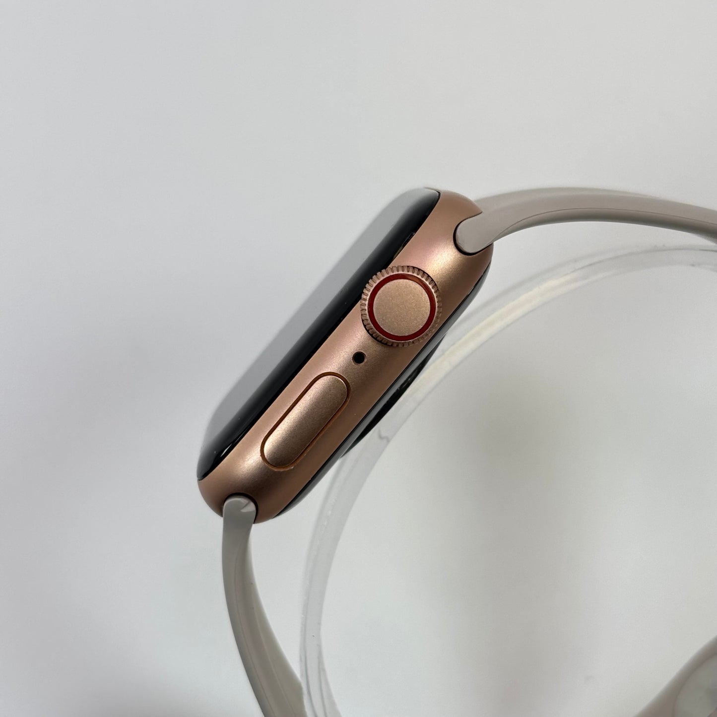 Unlocked Apple Watch SE 1st Gen 40MM Rose Gold Aluminum Beige Sport Band A2353