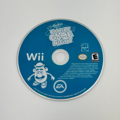 Lot of 3 Hasbro Family Game Night (1, 2, and 3) Wii Games CIB