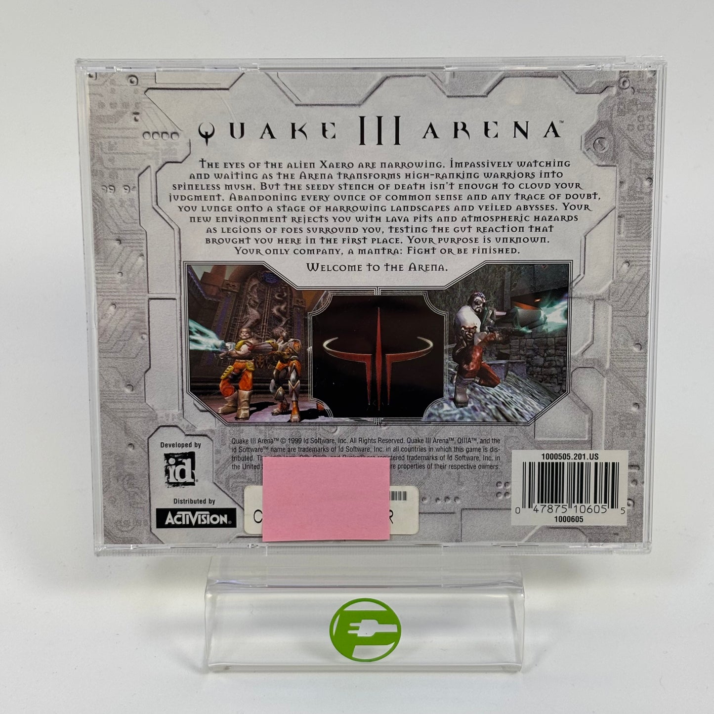 Totally Unreal (PC, 2001) and Quake III Arena (PC, 1999) w/Strategy Guide